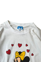 画像をギャラリービューアに読み込む, MADE IN USA 80'S MINNIE T-SHIRT / WHITE [SIZE: L USED]
