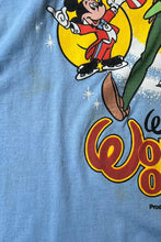 画像をギャラリービューアに読み込む, 80'S DISNEY WORLD ON ICE T-SHIRT / BLUE [SIZE: XL USED]

