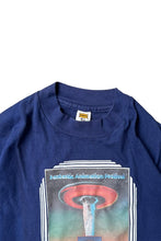 画像をギャラリービューアに読み込む, MADE IN USA 77'S FANTASTIC ANIMATION FESTIVAL MOVIE T-SHIRT / NAVY [SIZE: M USED]
