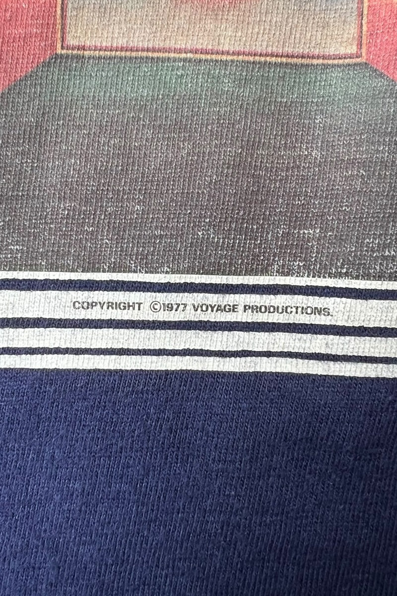 MADE IN USA 77'S FANTASTIC ANIMATION FESTIVAL MOVIE T-SHIRT / NAVY [SIZE: M USED]