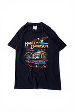 画像をギャラリービューアに読み込む, MADE IN USA 85'S HARLEY-DAVIDSON T-SHIRT / BLACK [SIZE: S USED]
