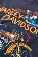画像をギャラリービューアに読み込む, MADE IN USA 85'S HARLEY-DAVIDSON T-SHIRT / BLACK [SIZE: S USED]
