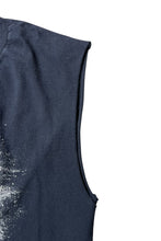 画像をギャラリービューアに読み込む, MADE IN USA 93'S ALBERT EINSTEIN NO SLEEVE T-SHIRT / BLACK [SIZE: XL USED]
