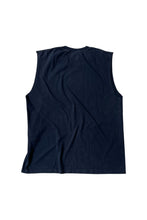画像をギャラリービューアに読み込む, MADE IN USA 93'S ALBERT EINSTEIN NO SLEEVE T-SHIRT / BLACK [SIZE: XL USED]
