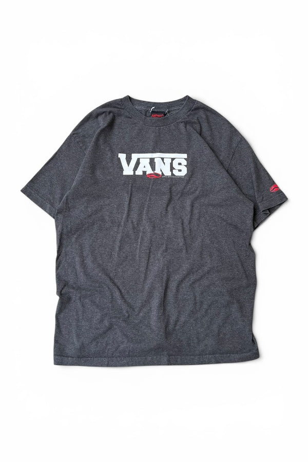 90'S-Y2K SKATEBOARDING TEE SHIRT / CHARCOAL [SIZE: M USED]