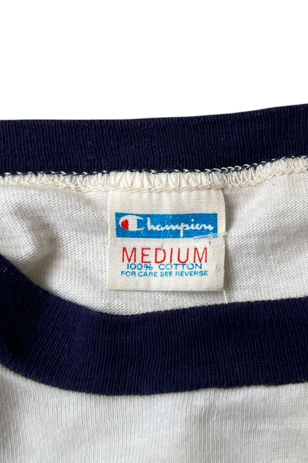 MADE IN USA 80'S WINEGARD RINGER T-SHIRT / WHITE [SIZE: M USED]