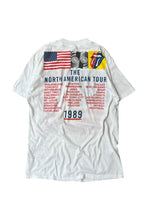 画像をギャラリービューアに読み込む, MADE IN USA 89'S ROLLING STONES BAND T-SHIRT / WHITE [SIZE: L USED]
