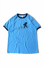 画像をギャラリービューアに読み込む, 90'S SUPER MARIO BROT. RINGER T-SHIRT / BLUE [SIZE: L USED]
