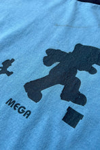画像をギャラリービューアに読み込む, 90'S SUPER MARIO BROT. RINGER T-SHIRT / BLUE [SIZE: L USED]
