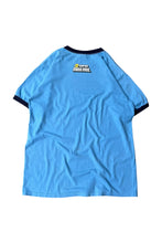 画像をギャラリービューアに読み込む, 90'S SUPER MARIO BROT. RINGER T-SHIRT / BLUE [SIZE: L USED]
