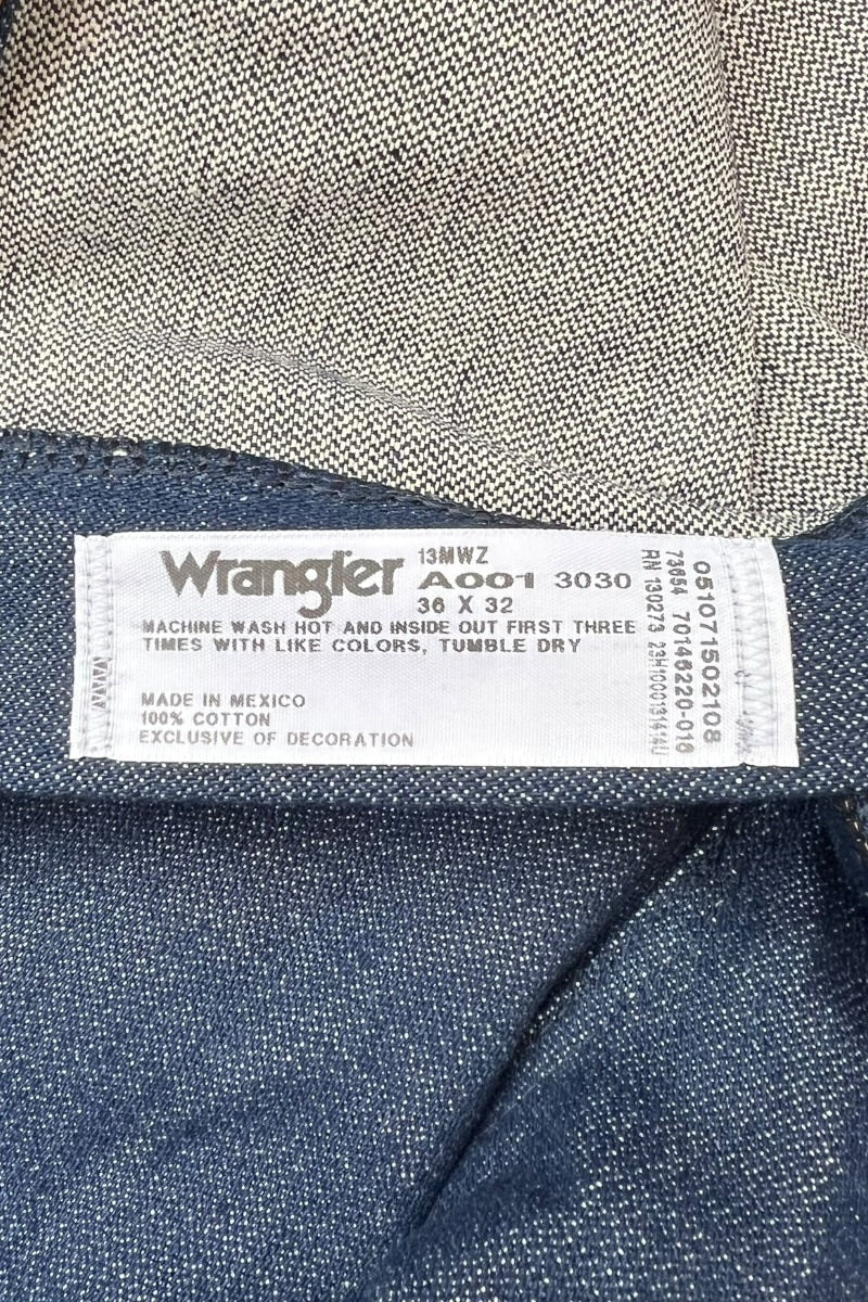 MADE IN MEXICO 13MWZ CAWBOY CUT DENIM PANTS / INDIGO [SIZE: 36 DEADSTOCK/NOS]