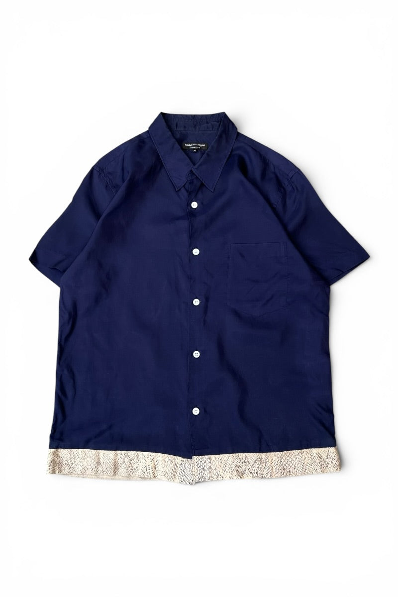MADE IN JAPAN 01AW RAYON SHIRT / NAVY [SIZE: M USED]