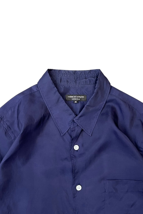 MADE IN JAPAN 01AW RAYON SHIRT / NAVY [SIZE: M USED]