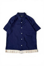 이미지를 갤러리 뷰어에 로드 , MADE IN JAPAN 01AW RAYON SHIRT / NAVY [사이즈: M USED]
