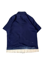 이미지를 갤러리 뷰어에 로드 , MADE IN JAPAN 01AW RAYON SHIRT / NAVY [사이즈: M USED]
