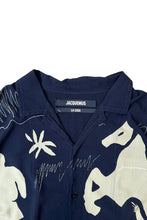 画像をギャラリービューアに読み込む, MADE IN PORTUGAL LA CASA S/S VISCOSE SHIRT / STRIPE [SIZE: 54 USED]
