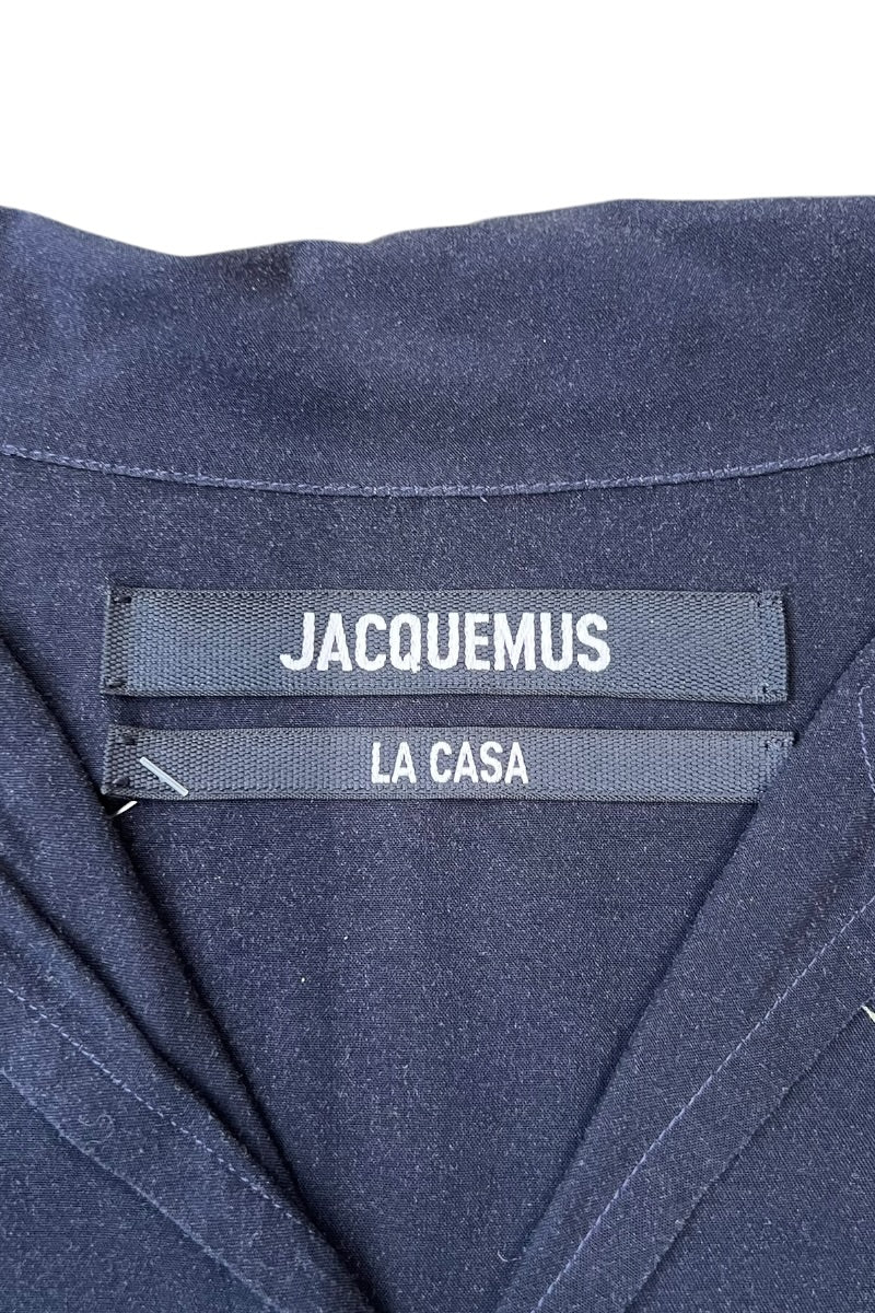 MADE IN PORTUGAL LA CASA S/S VISCOSE SHIRT / STRIPE [SIZE: 54 USED]