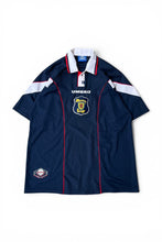 画像をギャラリービューアに読み込む, MADE IN ENGLAND 96-98'S THE SCOTTISH FOOTBALL ASSOCIATION GAME SHIRT / NAVY [SIZE: XL USED]
