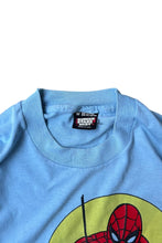 画像をギャラリービューアに読み込む, MADE IN USA 87'S SPIDER MAN MOVIE T-SHIRT / LIGHT BLUE [SIZE: M USED]
