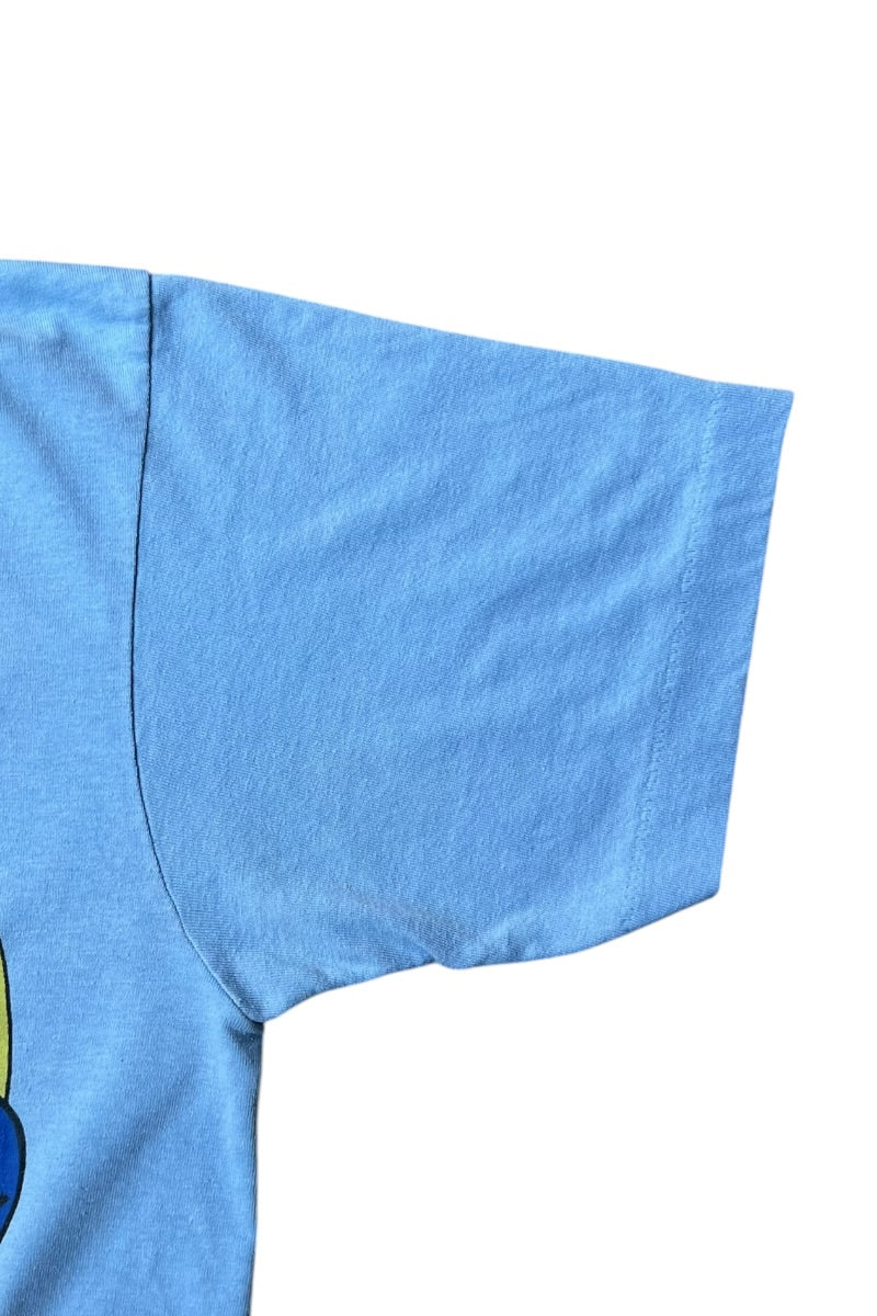 MADE IN USA 87'S SPIDER MAN MOVIE T-SHIRT / LIGHT BLUE [SIZE: M USED]