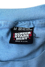 画像をギャラリービューアに読み込む, MADE IN USA 87'S SPIDER MAN MOVIE T-SHIRT / LIGHT BLUE [SIZE: M USED]
