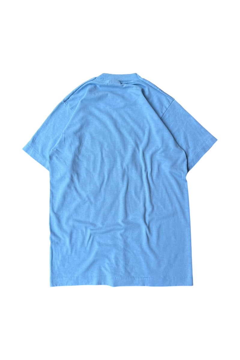 MADE IN USA 87'S SPIDER MAN MOVIE T-SHIRT / LIGHT BLUE [SIZE: M USED]