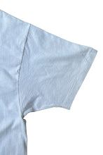 画像をギャラリービューアに読み込む, MADE IN USA 90'S BEACH ESSENTIALS PACKABLE T-SHIRT / WHITE BLUE [SIZE: L USED]
