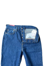 画像をギャラリービューアに読み込む, MADE IN ITALY MECE DARK TRASH DENIM PANTS / INDIGO [SIZE: 30 USED]
