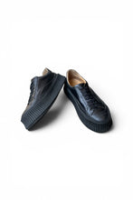 画像をギャラリービューアに読み込む, MADE IN SPAIN LEATHER SNEAKERS / BLACK [SIZE: 39 (25cm相当) USED]
