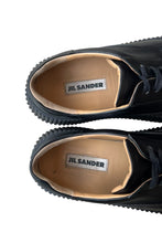 画像をギャラリービューアに読み込む, MADE IN SPAIN LEATHER SNEAKERS / BLACK [SIZE: 39 (25cm相当) USED]
