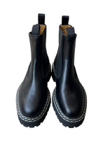 画像をギャラリービューアに読み込む, MADE IN ITALY LEATHER BOOTS / BLACK [SIZE: 39 (25cm相当) USED]

