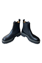 画像をギャラリービューアに読み込む, MADE IN ITALY LEATHER BOOTS / BLACK [SIZE: 39 (25cm相当) USED]
