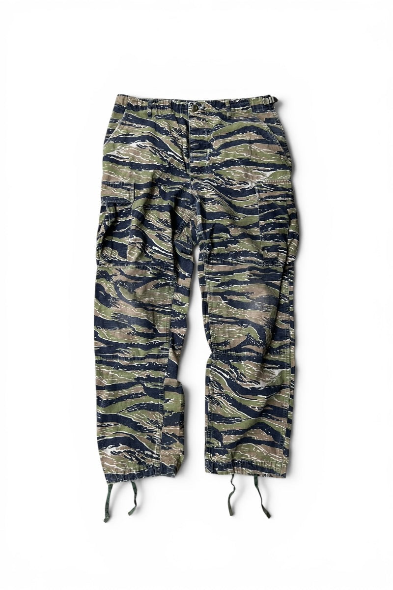 98'S TIGER STRIPE CAMO BDU 팬츠 / CAMO [사이즈: M USED]
