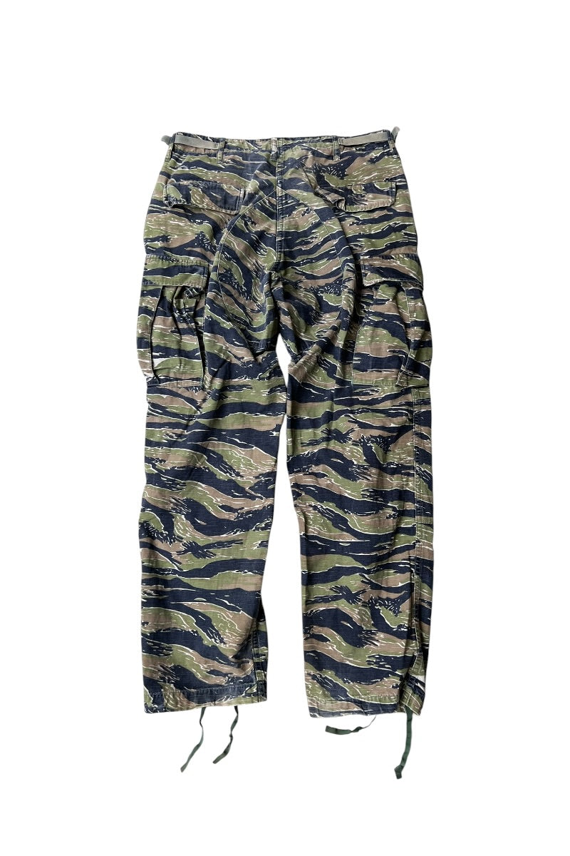 98'S TIGER STRIPE CAMO BDU 팬츠 / CAMO [사이즈: M USED]