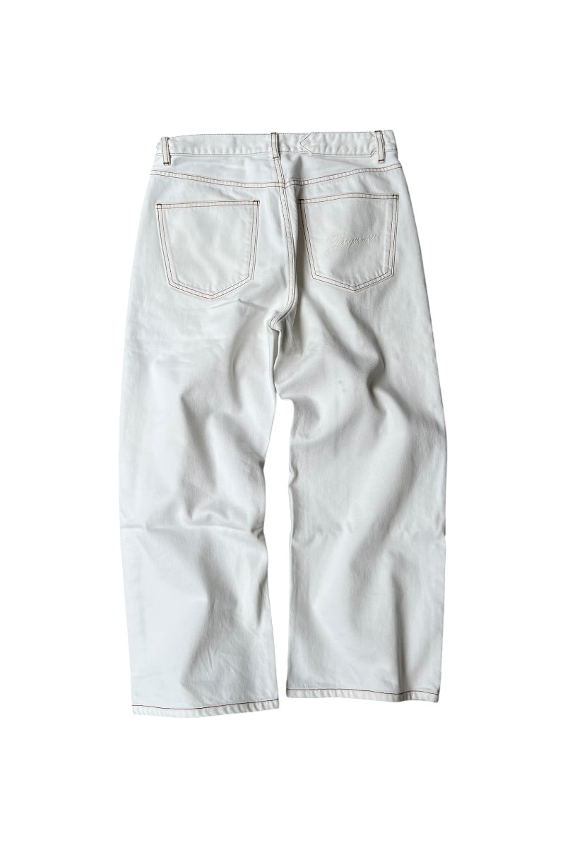 MADE IN PORUTUGAL LE PAYSAN DENIM PANTS / WHITE [사이즈: 31 USED]