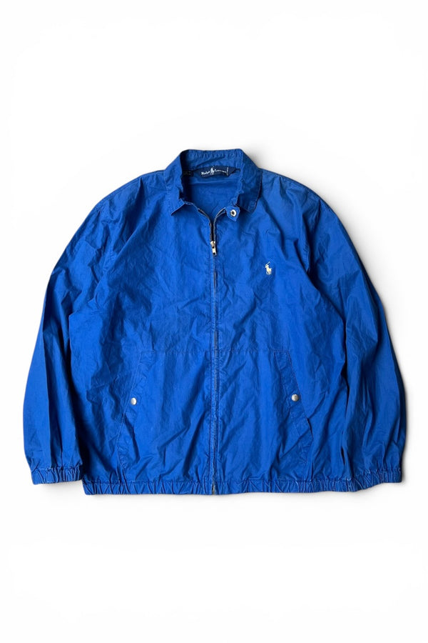 90'S ZIP UP JACKET / BLUE [SIZE: L USED]