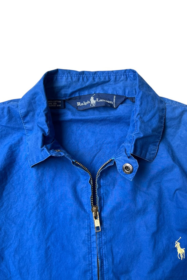 90'S ZIP UP JACKET / BLUE [SIZE: L USED]