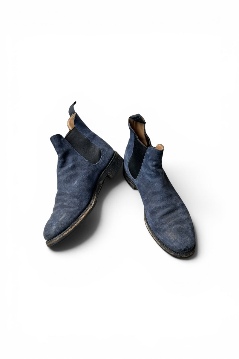 MADE IN ENGLAND 스웨이드 첼시 부츠 / NAVY [사이즈: US9.5 (27.5cm 상당) USED]