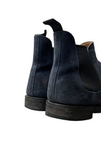 画像をギャラリービューアに読み込む, MADE IN ENGLAND SUEDE CHELSEA BOOTS / NAVY [SIZE: US9.5 (27.5cm相当) USED]
