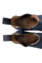 画像をギャラリービューアに読み込む, MADE IN ENGLAND SUEDE CHELSEA BOOTS / NAVY [SIZE: US9.5 (27.5cm相当) USED]
