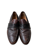 画像をギャラリービューアに読み込む, MADE IN ITALY DIAMANTE LEATHER LOAFERS / BLACK [SIZE: US9 (27cm相当) USED]
