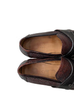画像をギャラリービューアに読み込む, MADE IN ITALY DIAMANTE LEATHER LOAFERS / BLACK [SIZE: US9 (27cm相当) USED]
