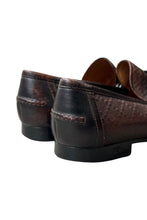 画像をギャラリービューアに読み込む, MADE IN ITALY DIAMANTE LEATHER LOAFERS / BLACK [SIZE: US9 (27cm相当) USED]

