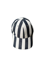 画像をギャラリービューアに読み込む, STRIPE CAP / NAVY [SIZE: ONE SIZE USED]
