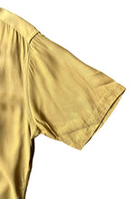 画像をギャラリービューアに読み込む, MADE IN USA S/S REYON SHIRT / YELLOW [SIZE: M USED]
