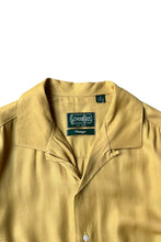 画像をギャラリービューアに読み込む, MADE IN USA S/S REYON SHIRT / YELLOW [SIZE: M USED]
