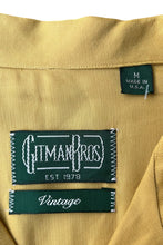 画像をギャラリービューアに読み込む, MADE IN USA S/S REYON SHIRT / YELLOW [SIZE: M USED]
