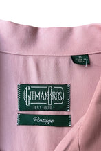 画像をギャラリービューアに読み込む, MADE IN USA S/S REYON SHIRT / PINK [SIZE: M USED]
