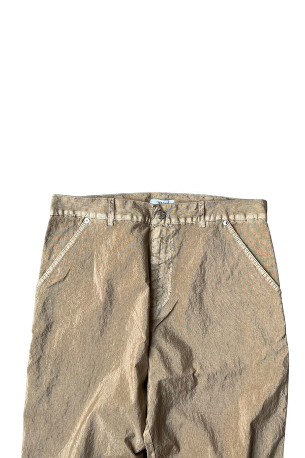 MADE IN PORUTUGAL NYLON PAINTER PANTS / BEIGE [SIZE: M USED]