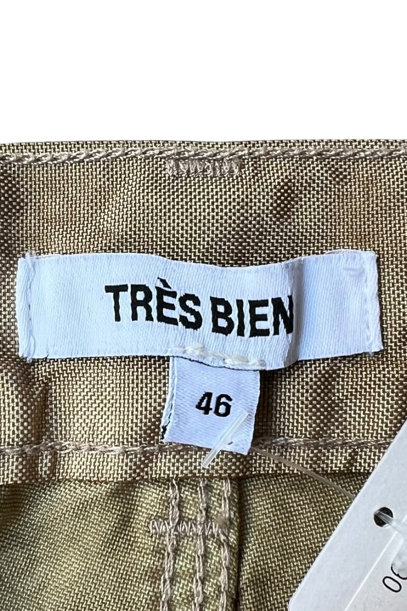MADE IN PORUTUGAL NYLON PAINTER PANTS / BEIGE [SIZE: M USED]